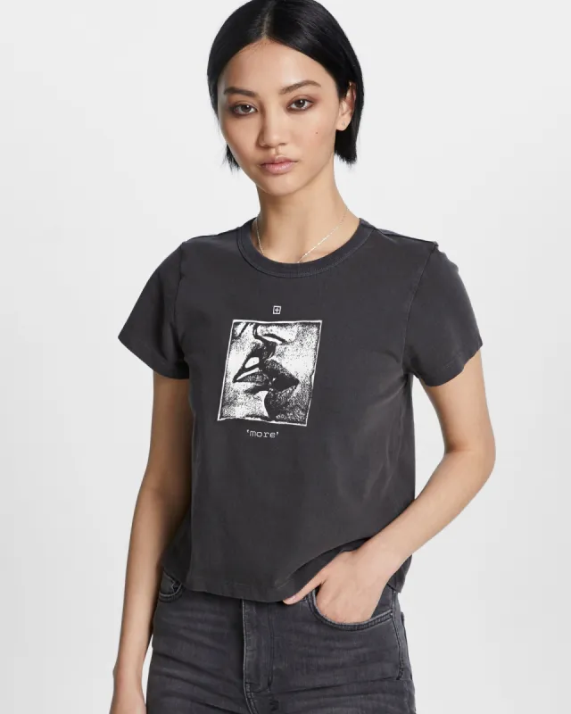 MORE MINI TEE WASHED BLACK sold by Ksubi