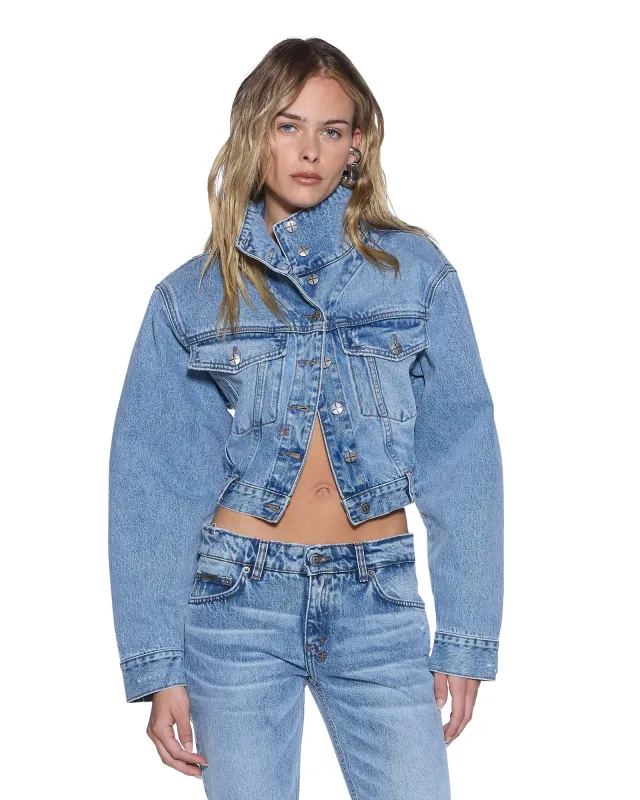 HEADLINE JACKET MERCER BLUE made by Ksubi