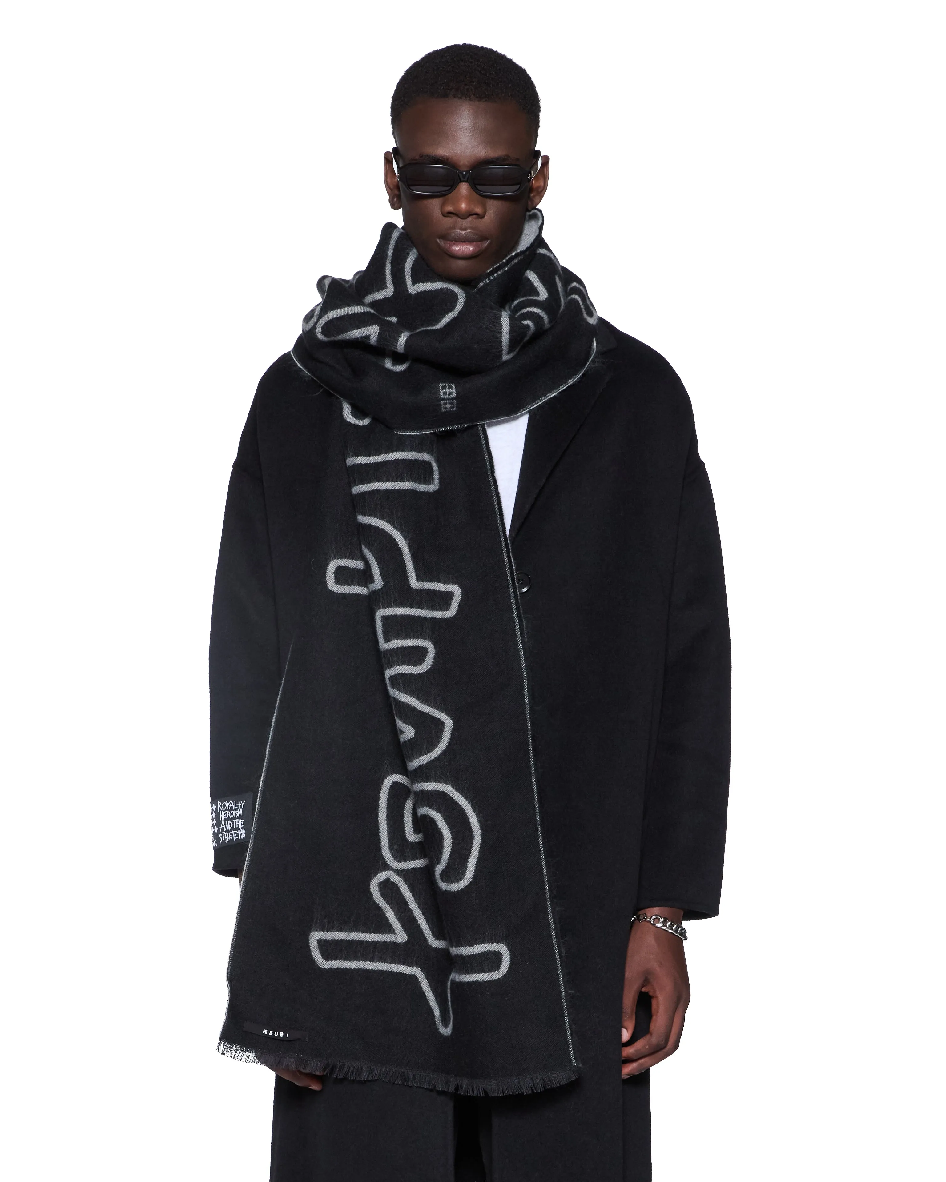 1999 MEGA SCARF BLACK sold by Ksubi