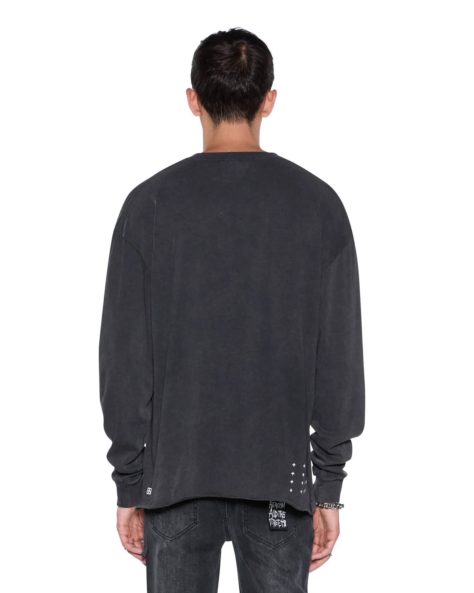 SPIRIT EKCESS LS TEE ACID BLACK sold by Ksubi product image thumbnail 4