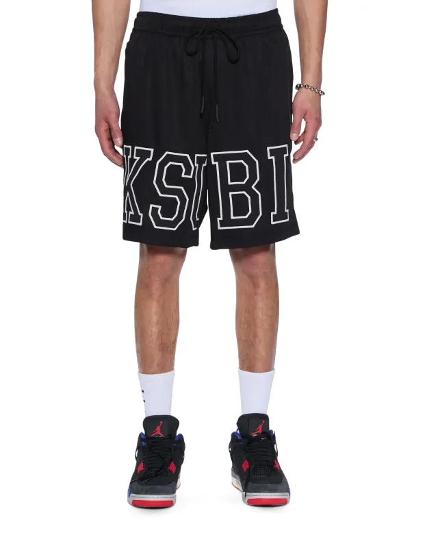 TOUCHDOWN LIFE SHORT BLACK sold by Ksubi