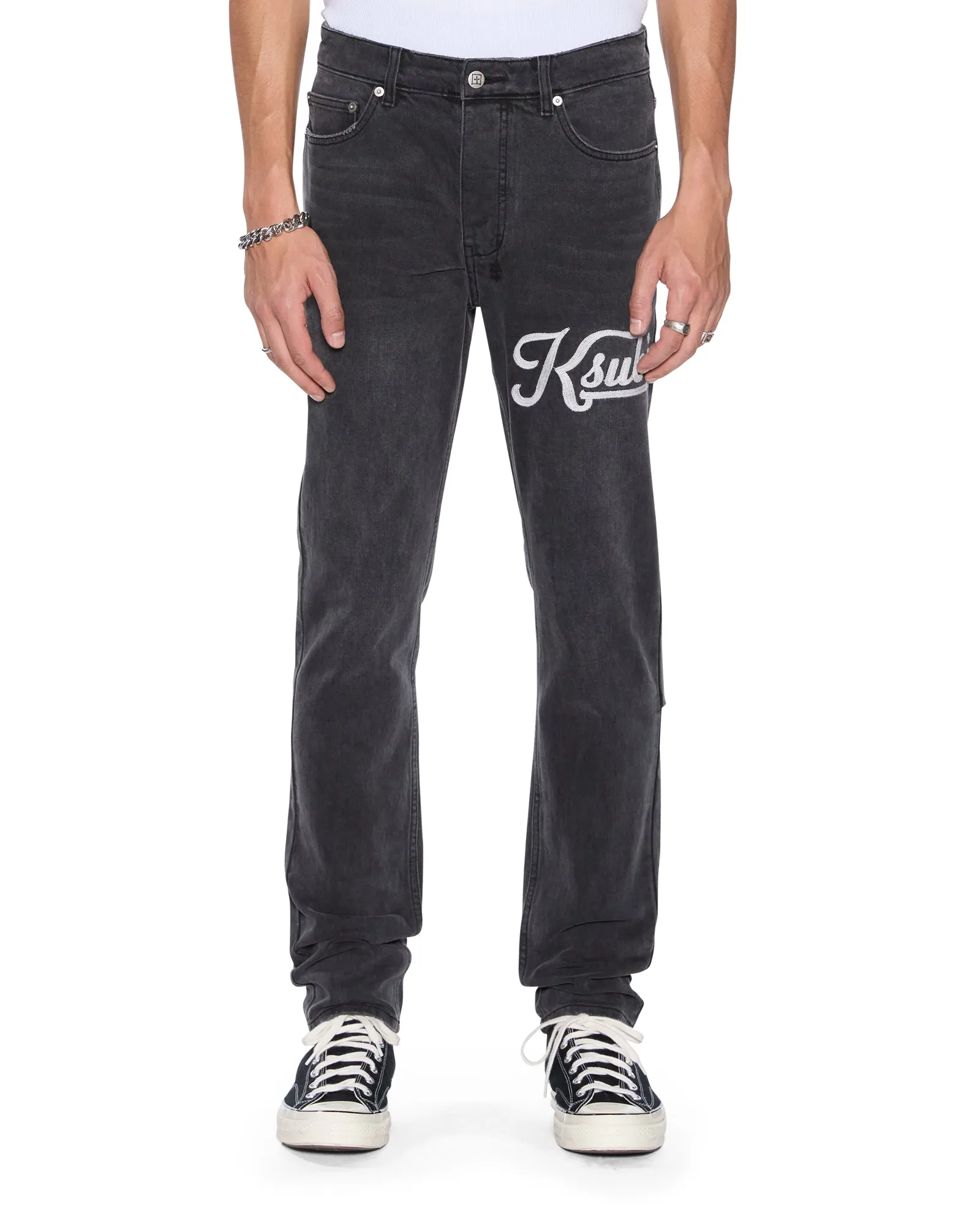 CHITCH POWDER GREY OUTFIELD sold by Ksubi
