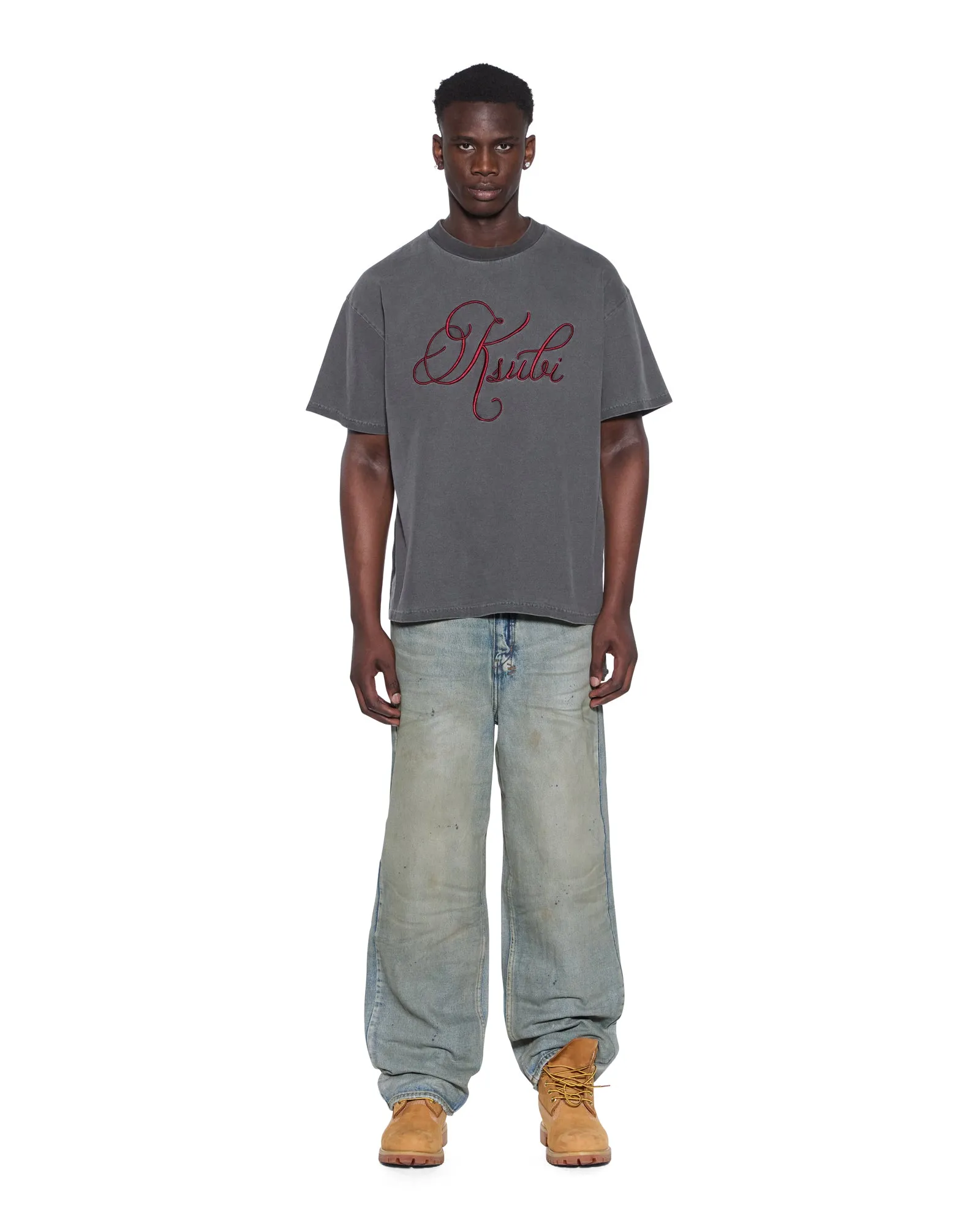 PRESTIGE EKCESS SS TEE CHARCOAL sold by Ksubi product image thumbnail 2