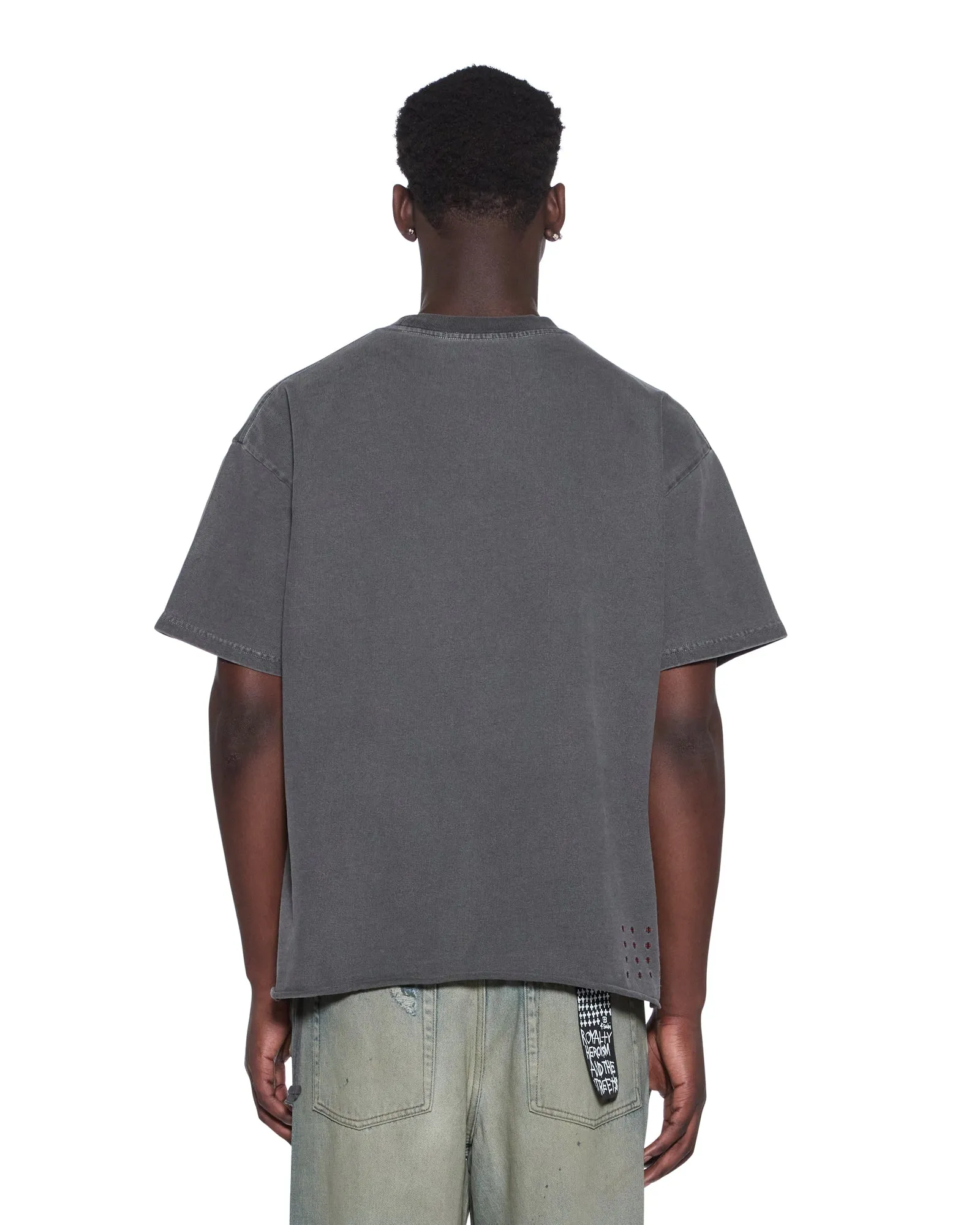 PRESTIGE EKCESS SS TEE CHARCOAL sold by Ksubi product image thumbnail 4