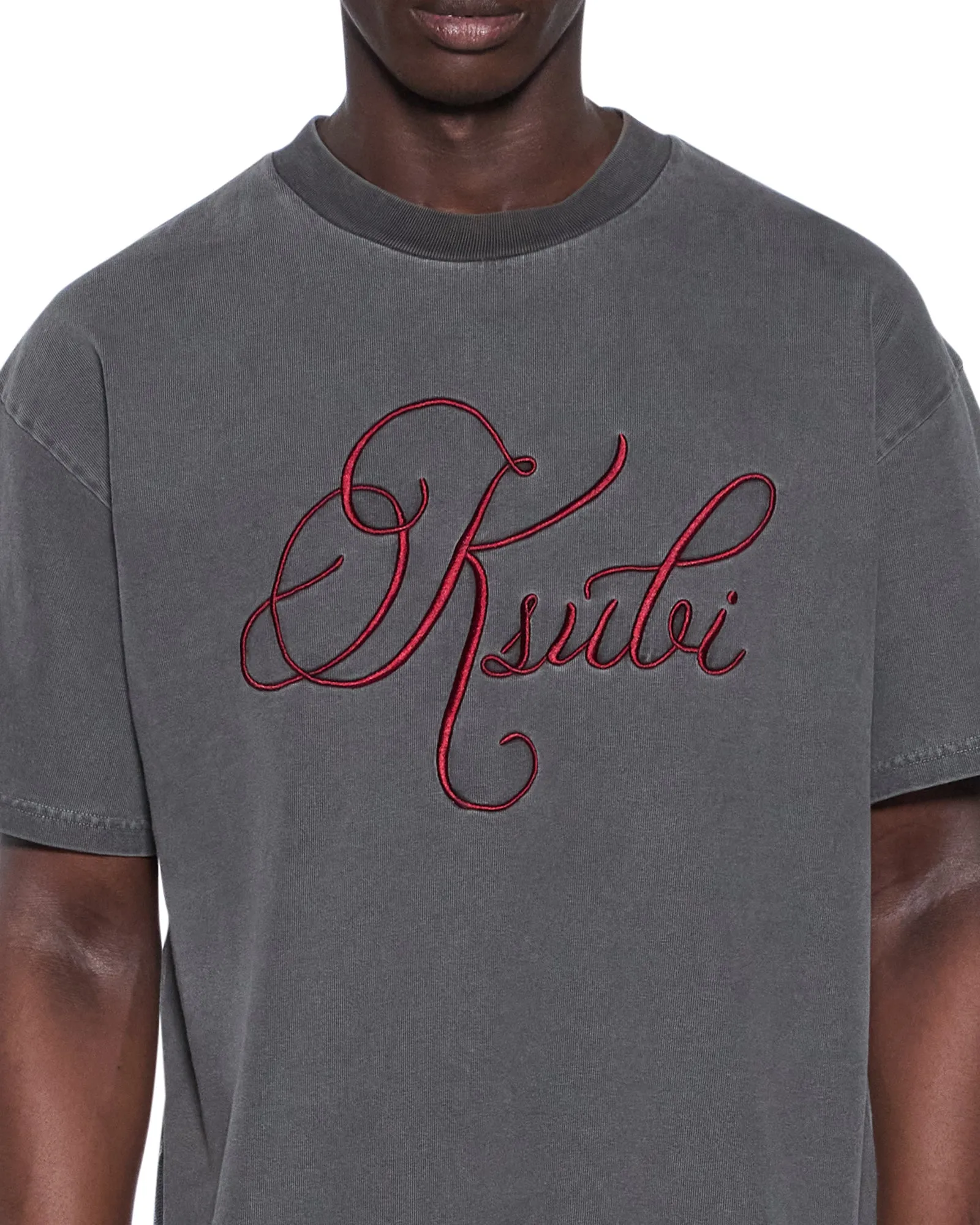 PRESTIGE EKCESS SS TEE CHARCOAL sold by Ksubi product image thumbnail 3