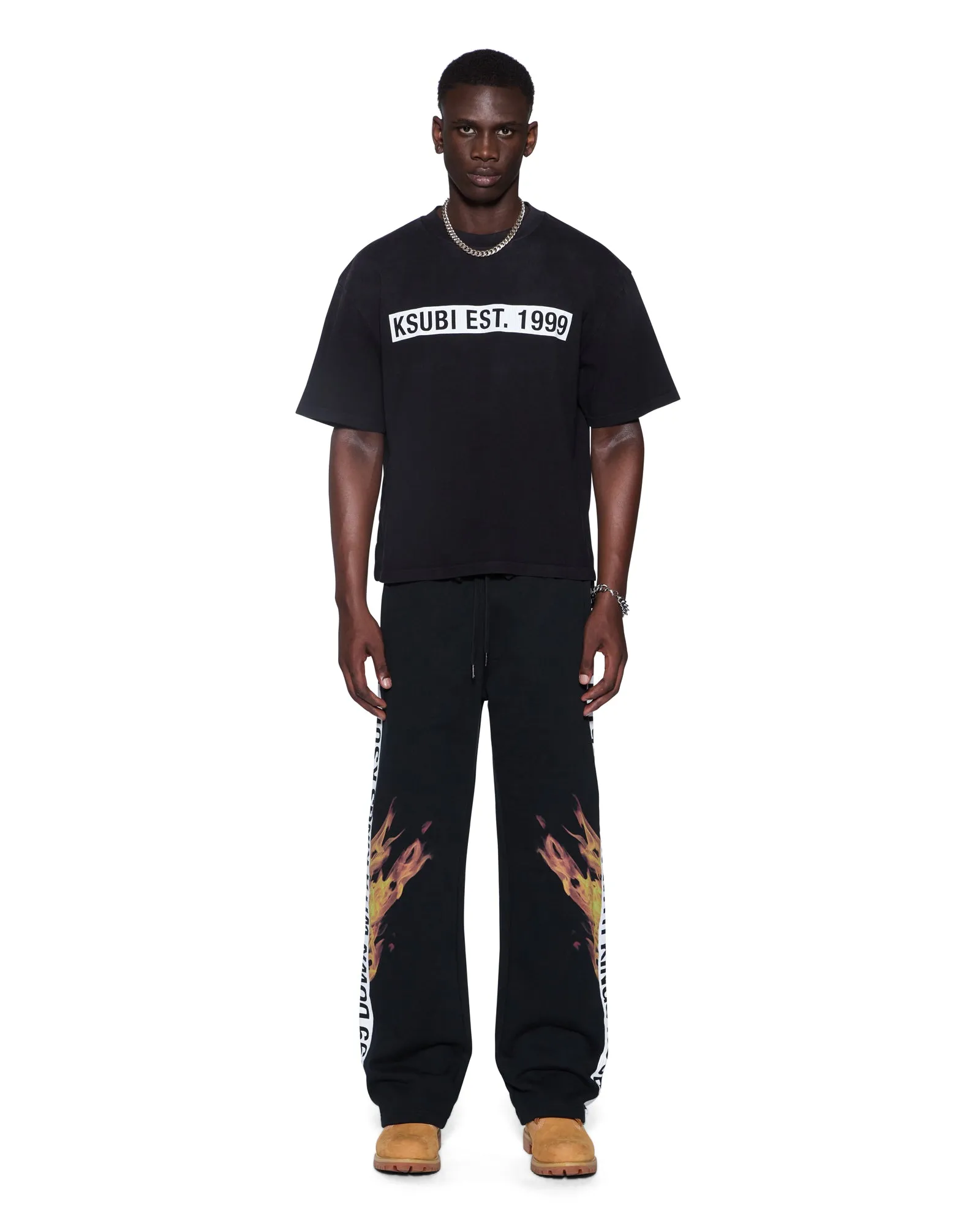 KINGS SYNTHESIS TRAK PANT BLACK FADE sold by Ksubi product image thumbnail 2