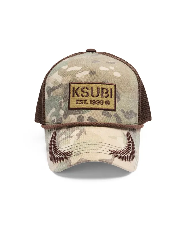 STATE CAMO TRUCKER sold by Ksubi