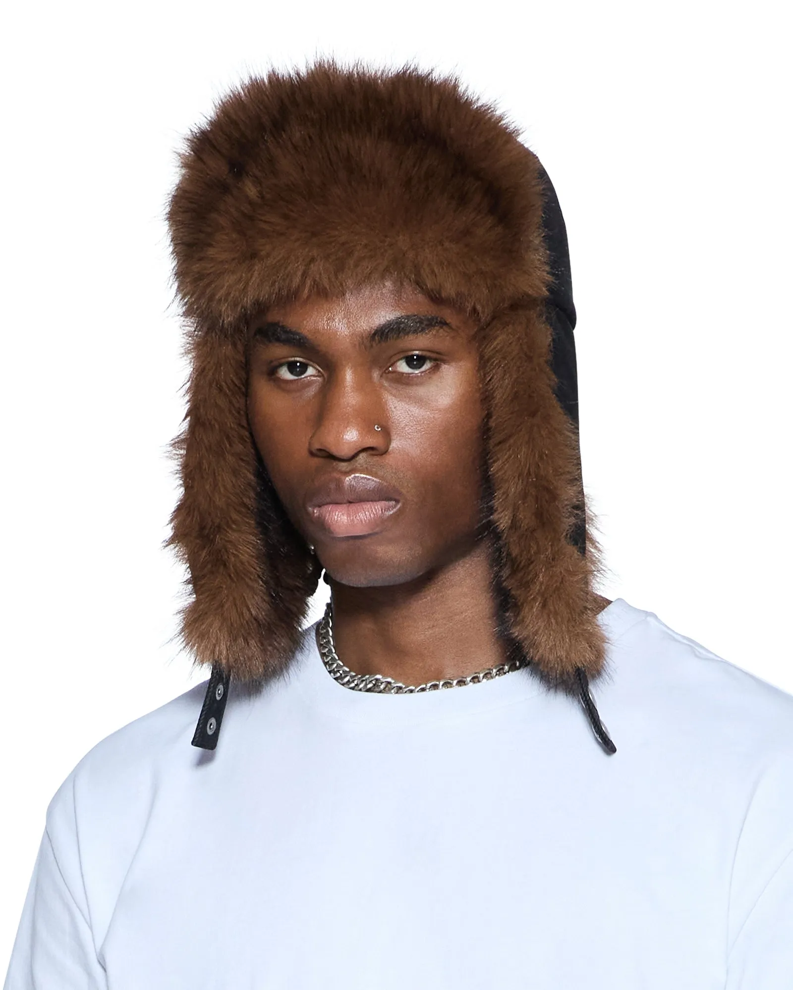 TRAPPER HAT FLOCKED BLACK sold by Ksubi product image thumbnail 5