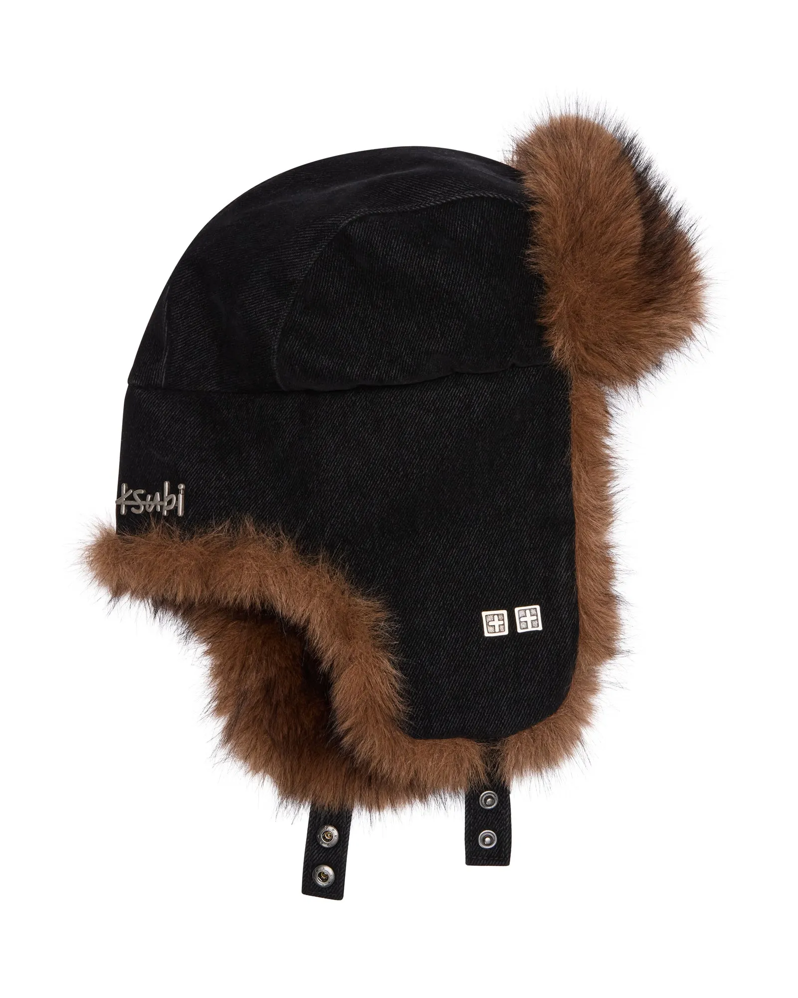 TRAPPER HAT FLOCKED BLACK sold by Ksubi product image thumbnail 2