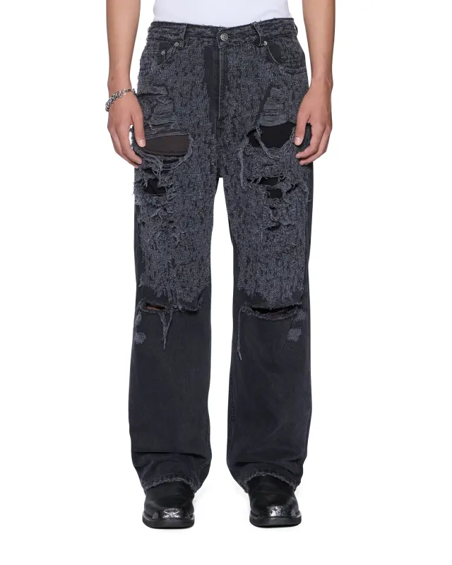 MAXX ASHER BLACK TRASHED made by Ksubi