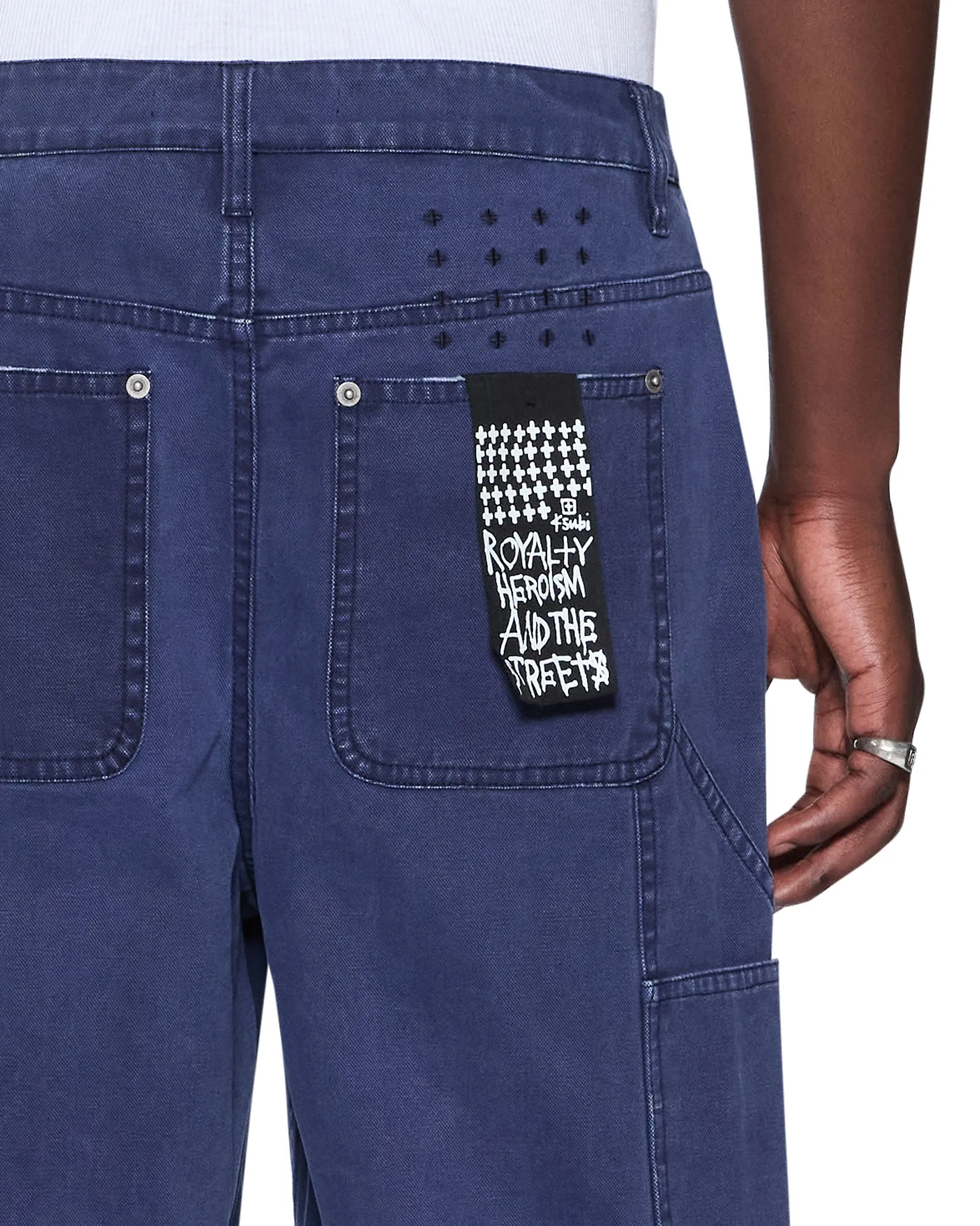 DRILL MAXX OPERATOR SHORT NAVY sold by Ksubi product image thumbnail 3