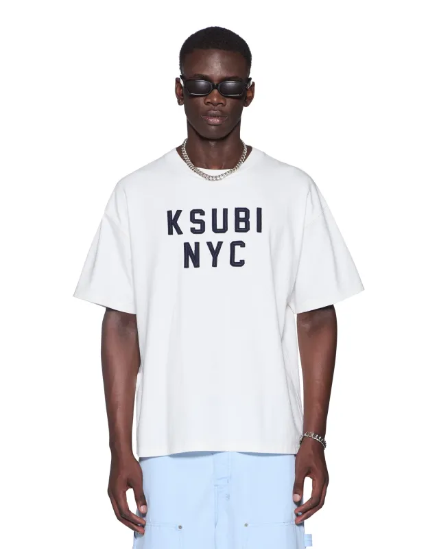 NYC EKCESS SS TEE TRU WHITE made by Ksubi