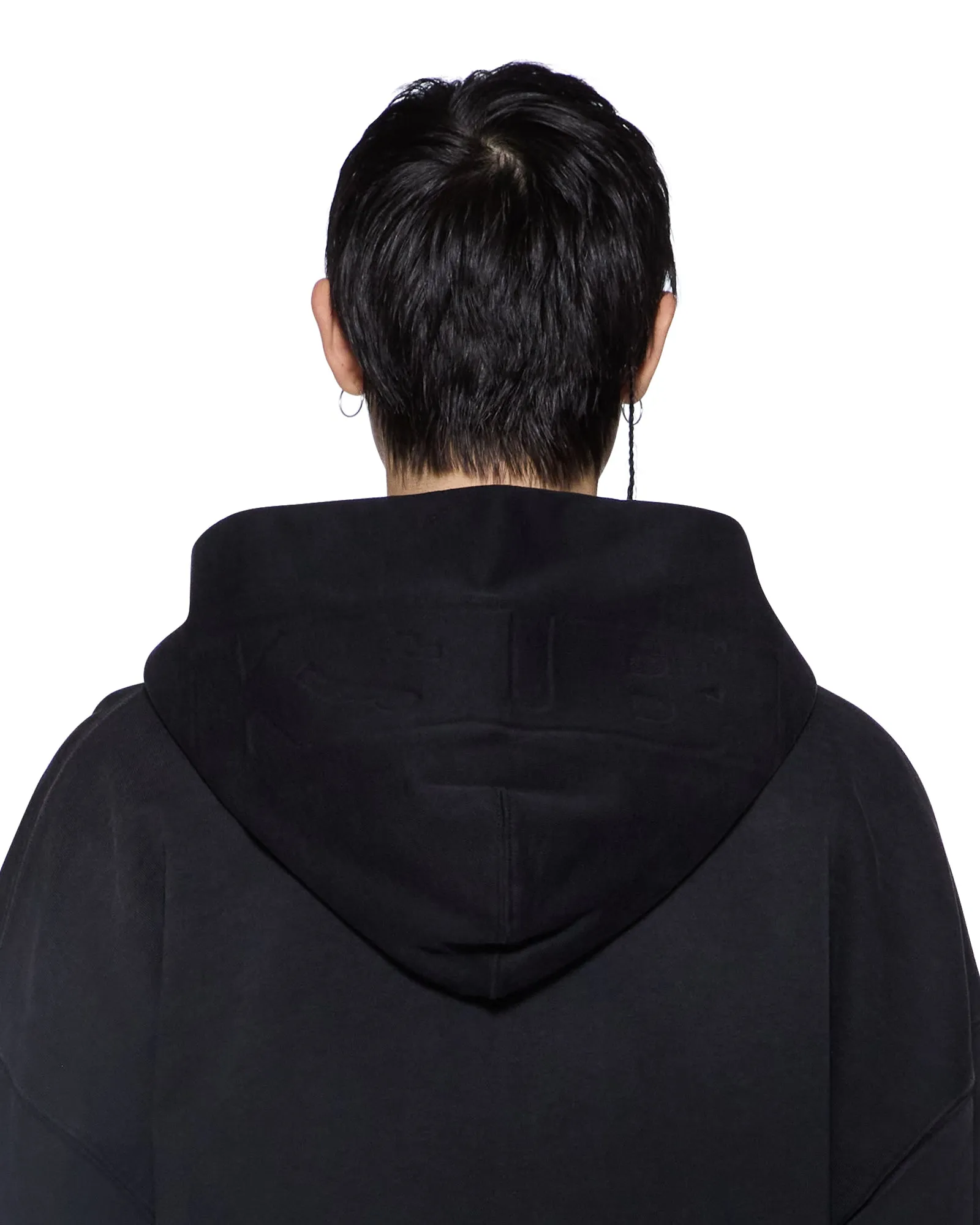 INTRUDER EKCESS ZIP HOODIE JET BLACK sold by Ksubi product image thumbnail 3