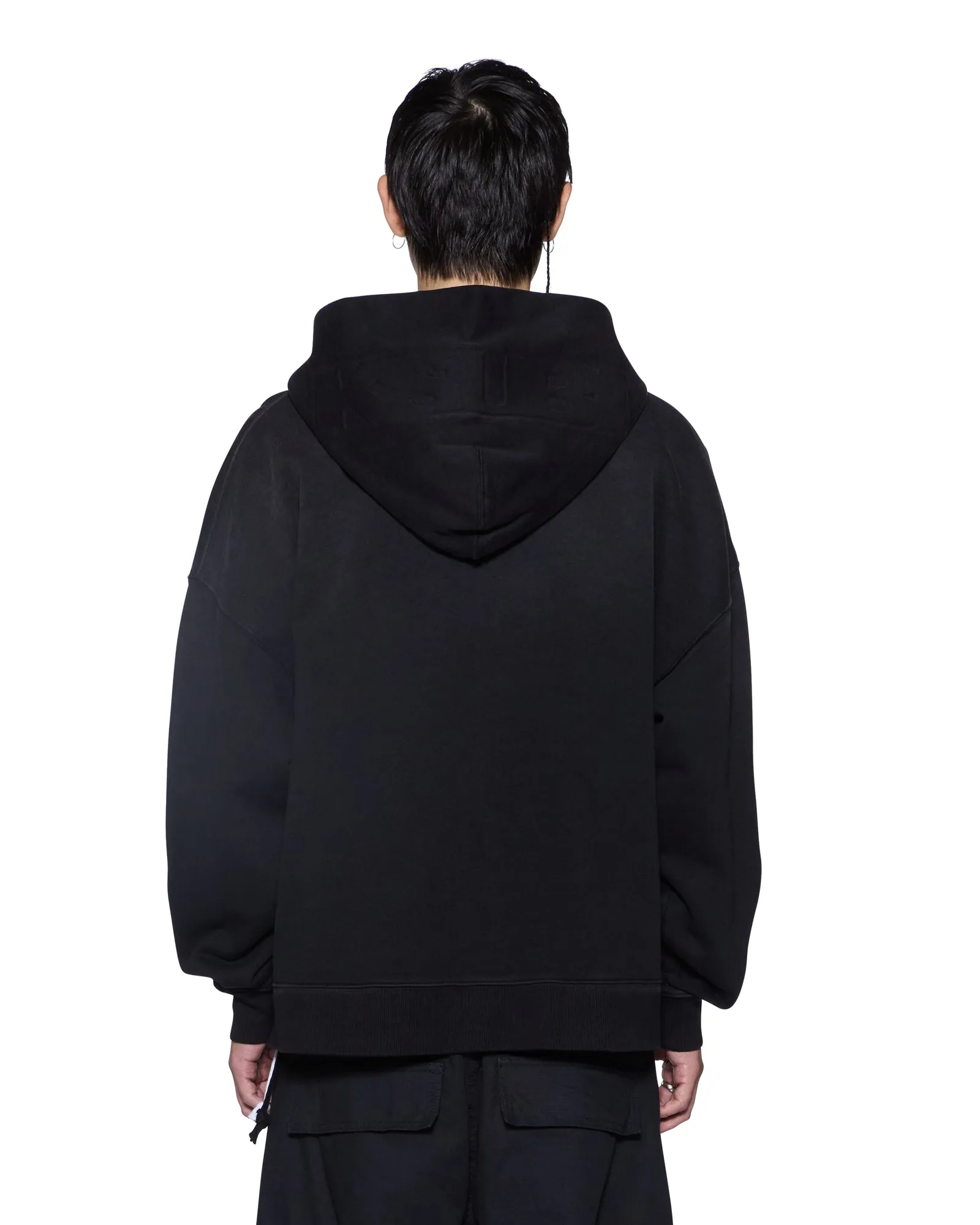 INTRUDER EKCESS ZIP HOODIE JET BLACK sold by Ksubi product image thumbnail 4