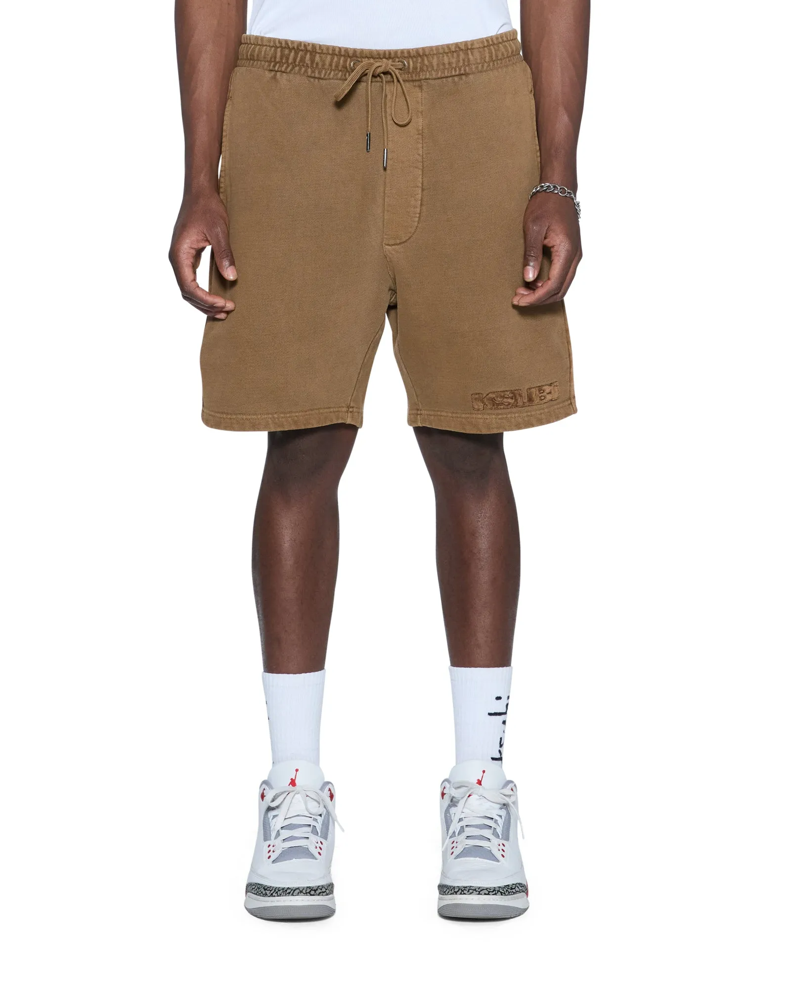 4X4 LUXE SYNTHESIS TRAK SHORT ESPRESSO sold by Ksubi