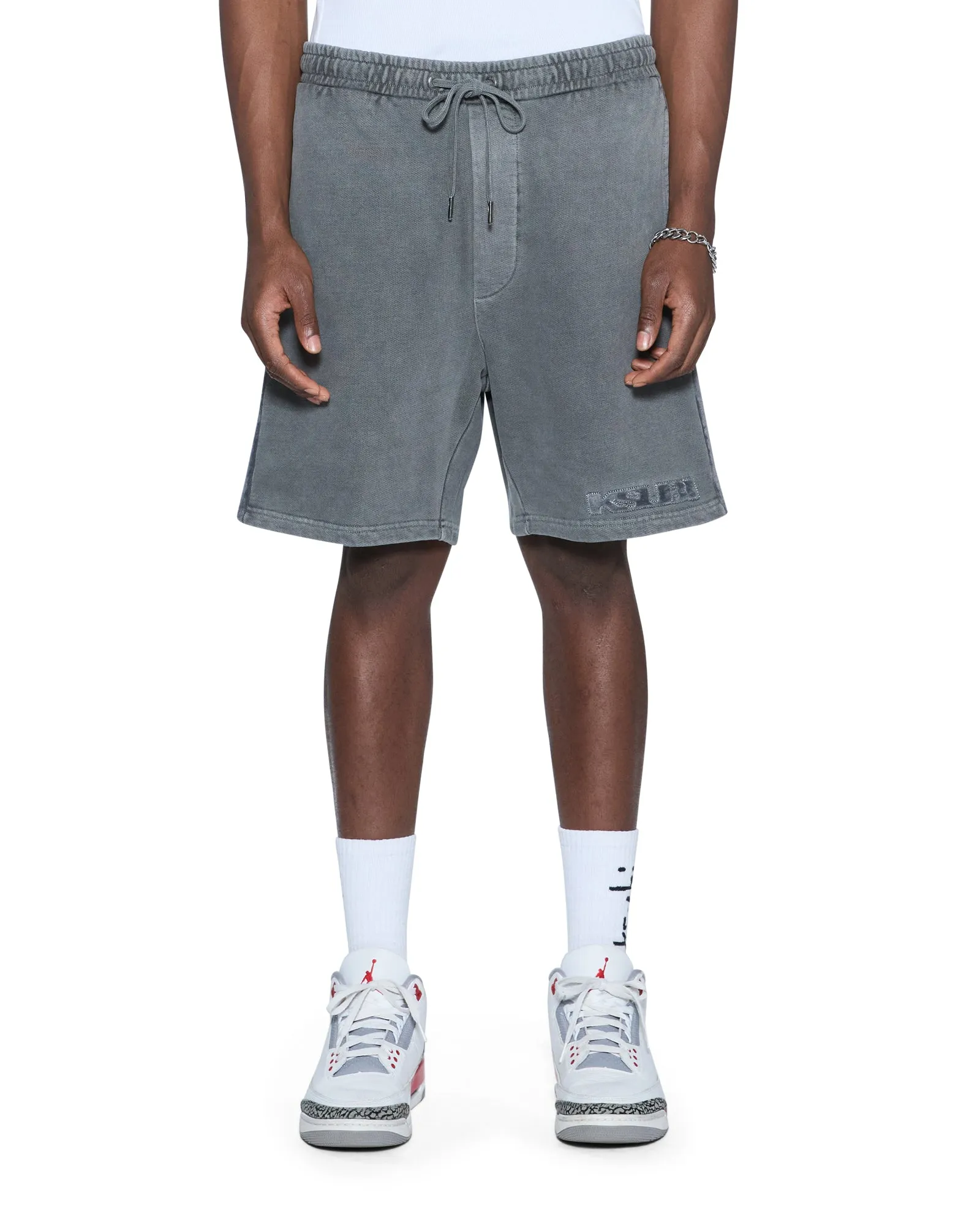 4X4 LUXE SYNTHESIS TRAK SHORT CHARCOAL sold by Ksubi
