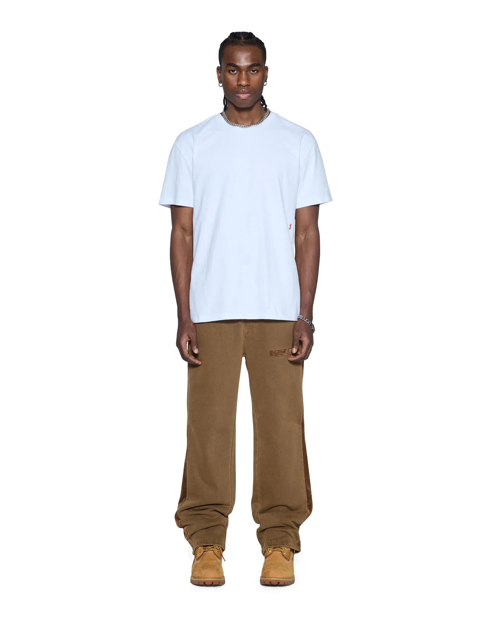 4X4 PAISE BIGGIE SS TEE WHITE RED sold by Ksubi product image thumbnail 2