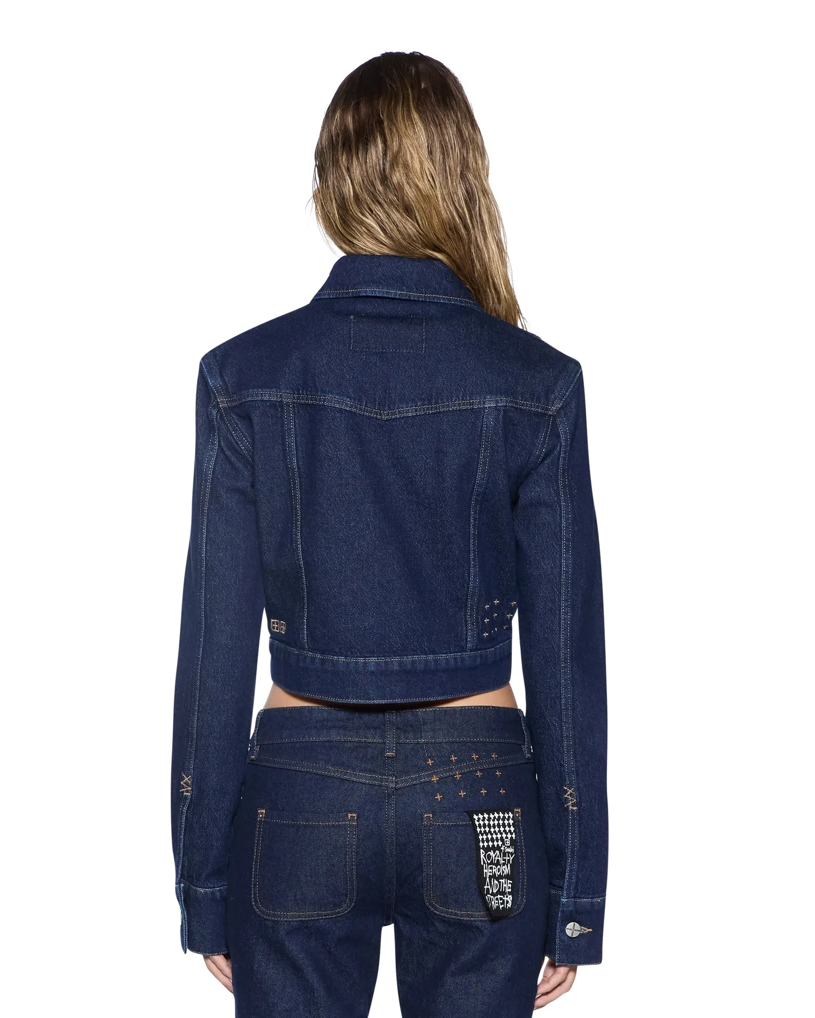 SLIM TRUCKER JACKET ORIGINAL RINSE sold by Ksubi product image thumbnail 4