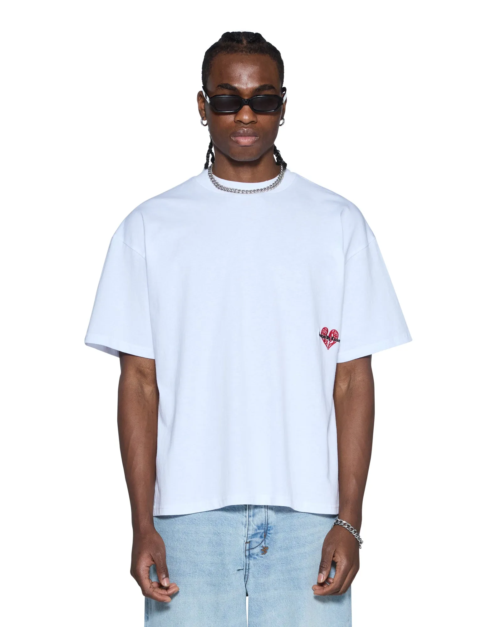 HBL EKCESS SS TEE PEACHED WHITE sold by Ksubi