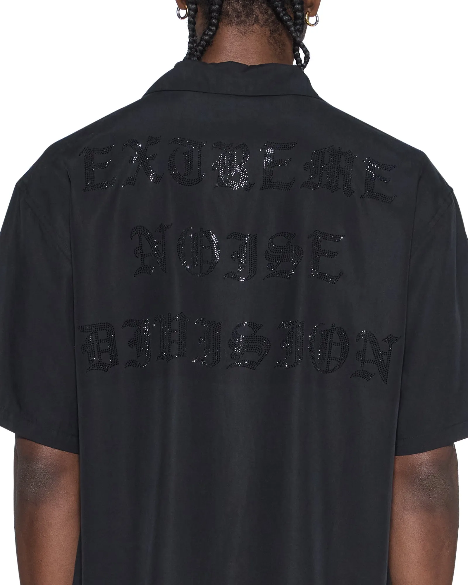 END DINER SS SHIRT SATIN BLACK sold by Ksubi product image thumbnail 5