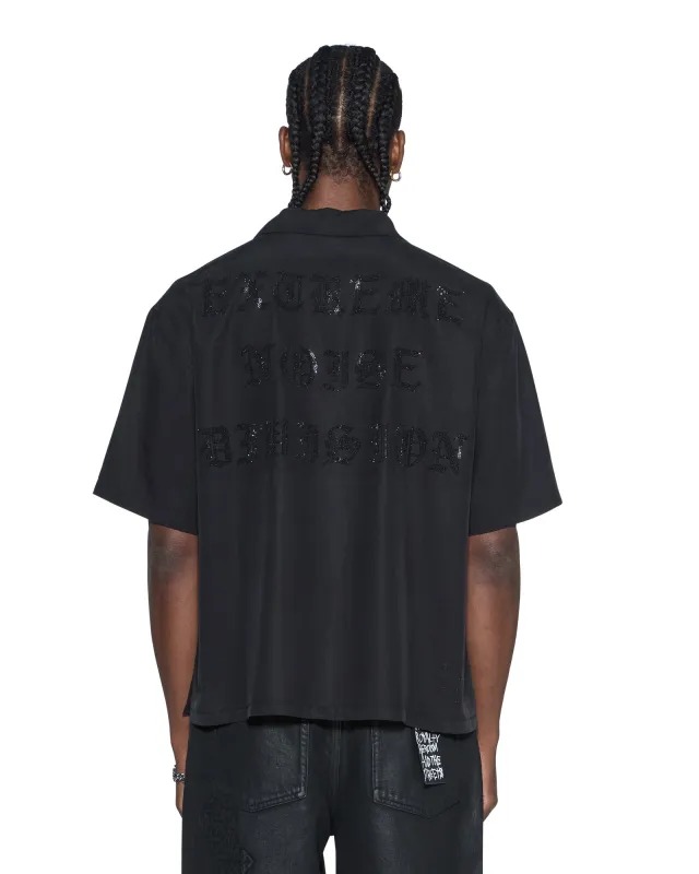 END DINER SS SHIRT SATIN BLACK made by Ksubi
