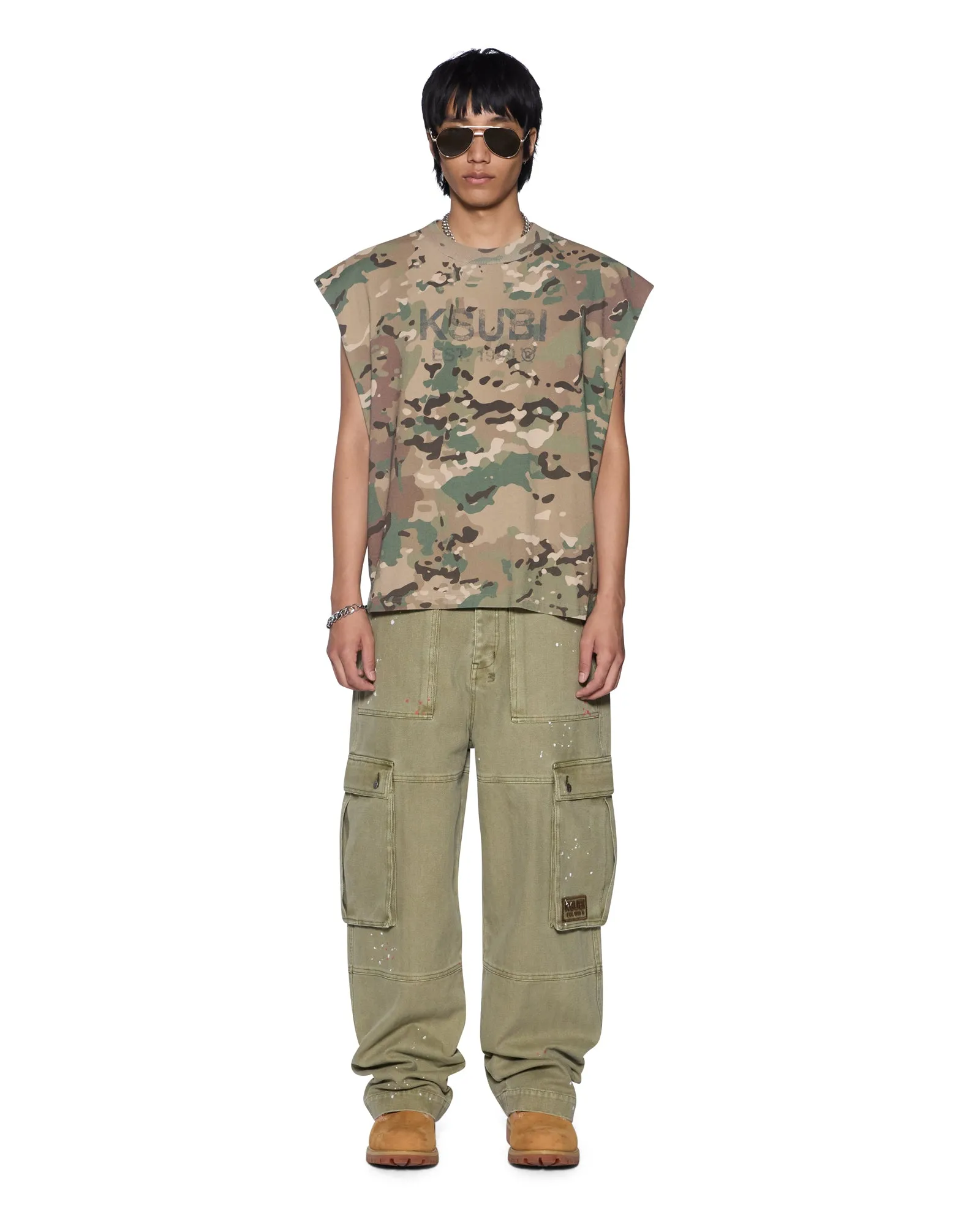 STATE EKCESS CUT OFF WOODLAND sold by Ksubi product image thumbnail 2