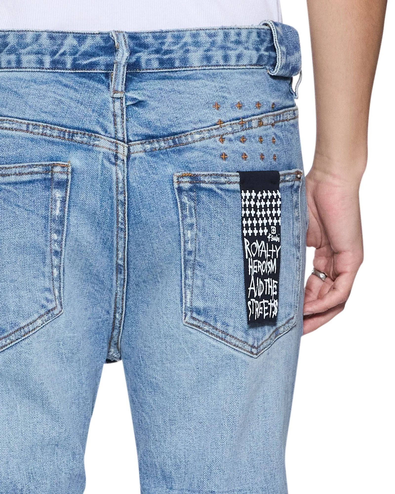 CHITCH PUBLIC BLUE REPAIR SKRIBED sold by Ksubi product image thumbnail 2
