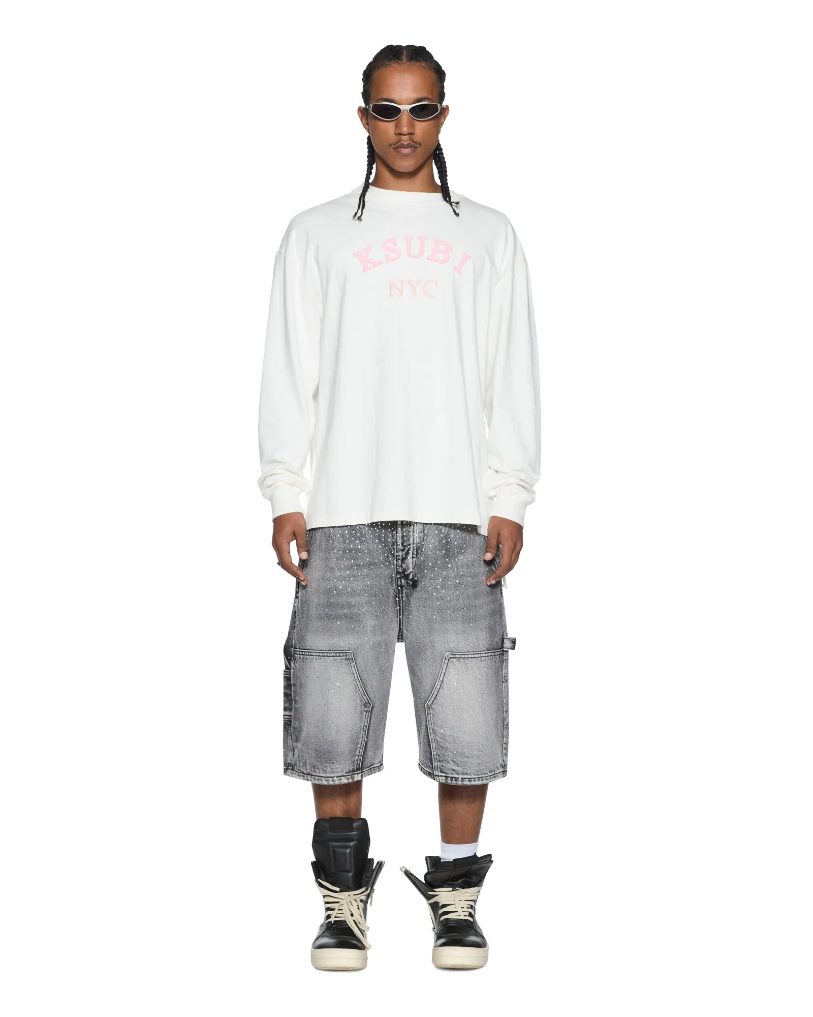 LAYBEL EKCESS LS TEE TRU WHITE sold by Ksubi product image thumbnail 2
