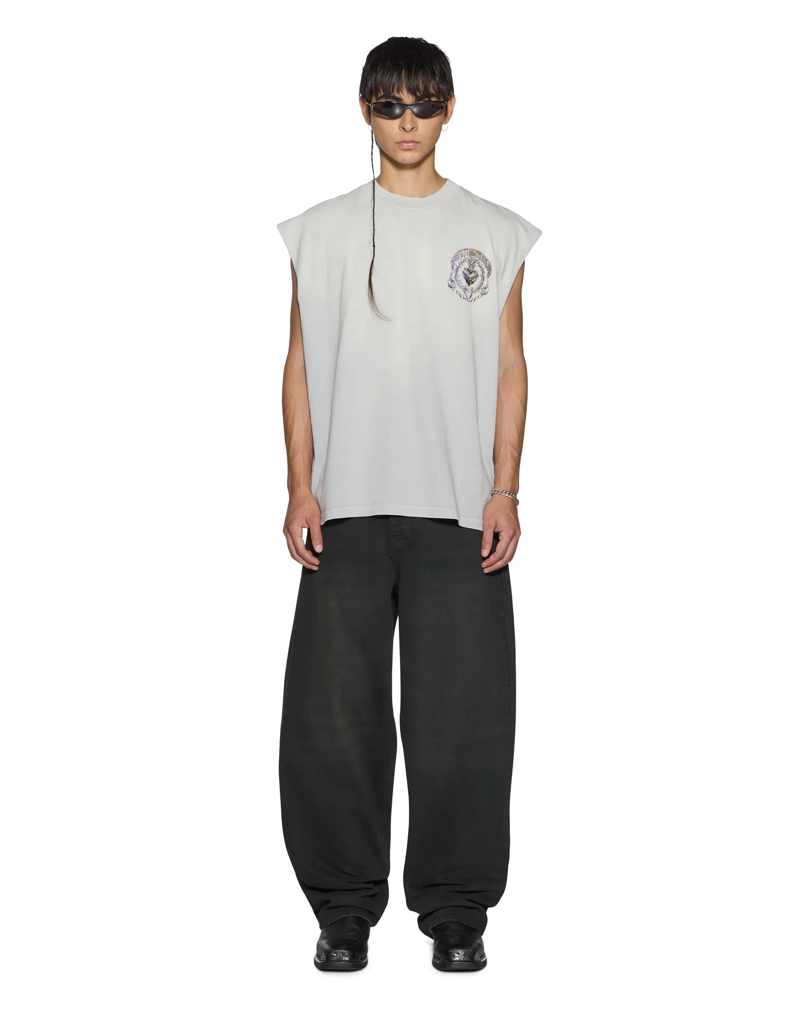 ANGUISH CUT OFF TANK KRETE GREY sold by Ksubi product image thumbnail 3