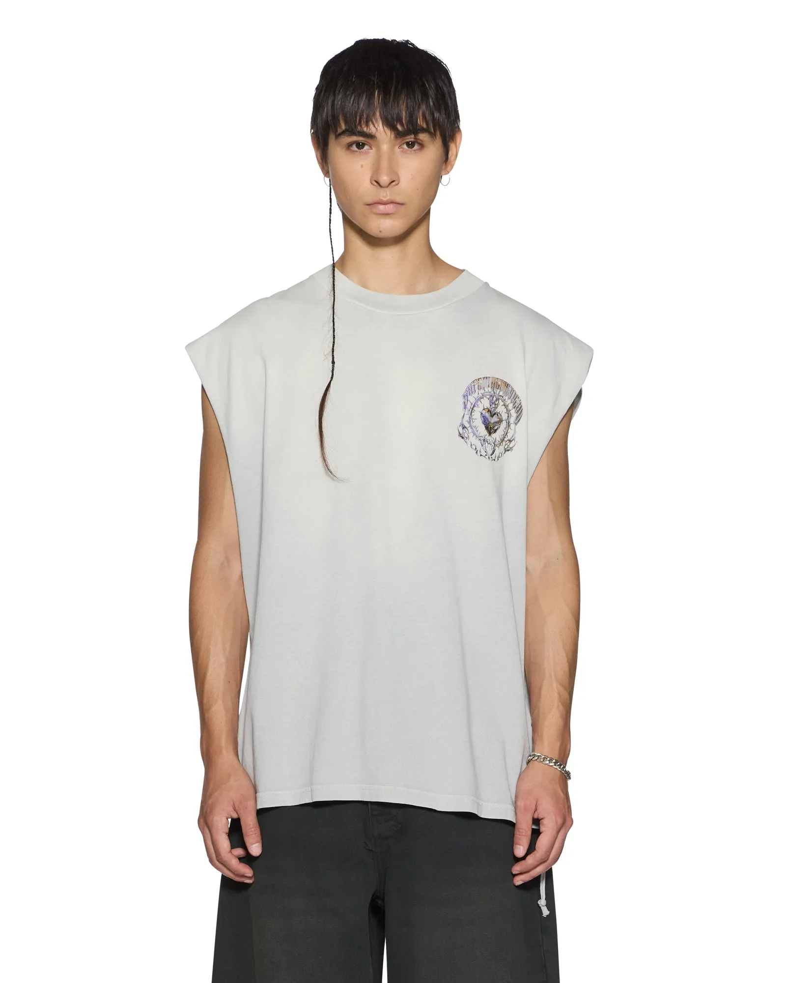 ANGUISH CUT OFF TANK KRETE GREY sold by Ksubi product image thumbnail 2