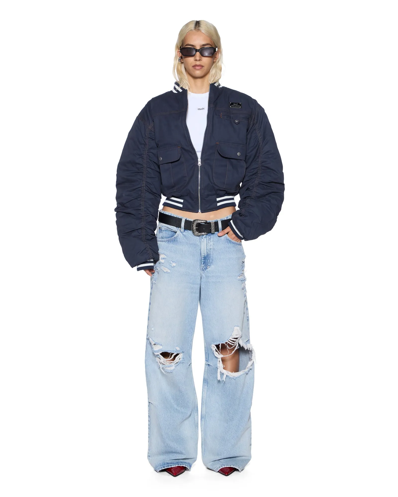 DYNASTY BOMBER JACKET NAVY sold by Ksubi product image thumbnail 2