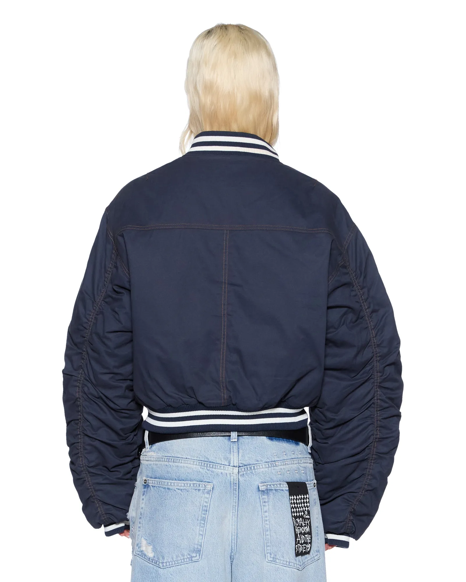 DYNASTY BOMBER JACKET NAVY sold by Ksubi product image thumbnail 4