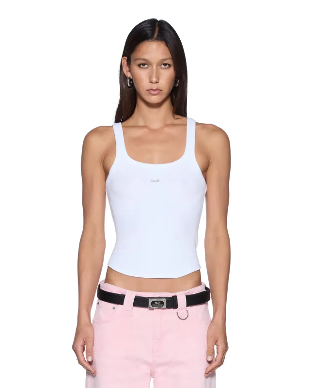 CHLOE TANK XTRA WHITE made by Ksubi