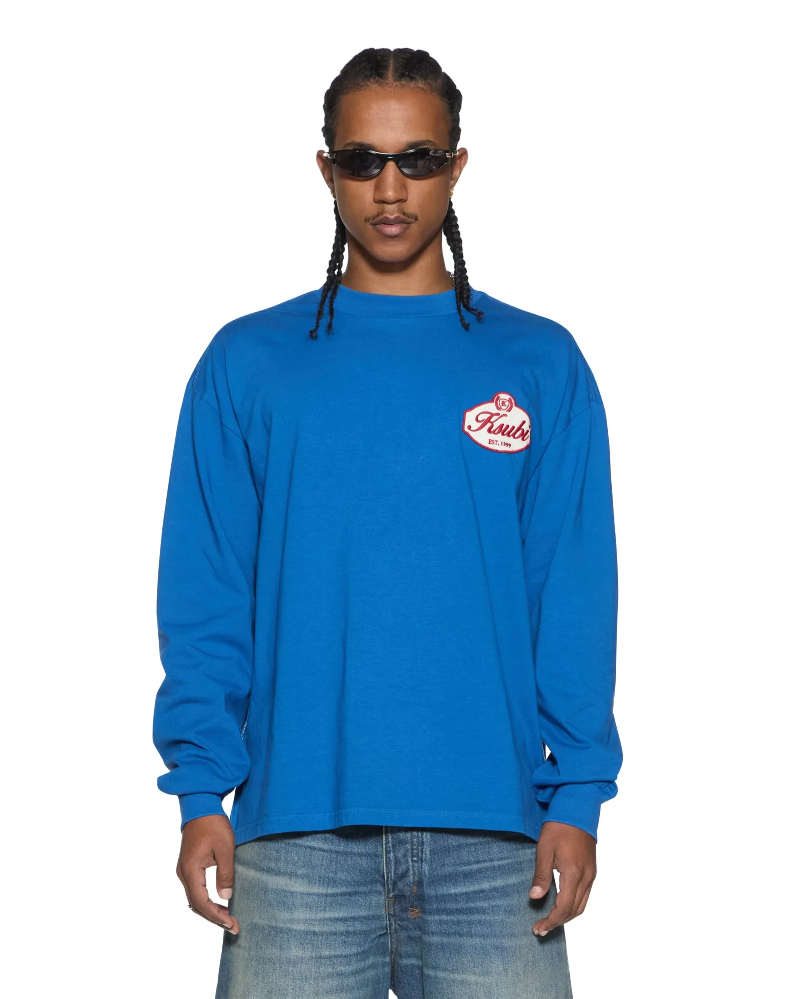 KLASSE EKCESS LS TEE BOLT BLUE sold by Ksubi product image thumbnail 2