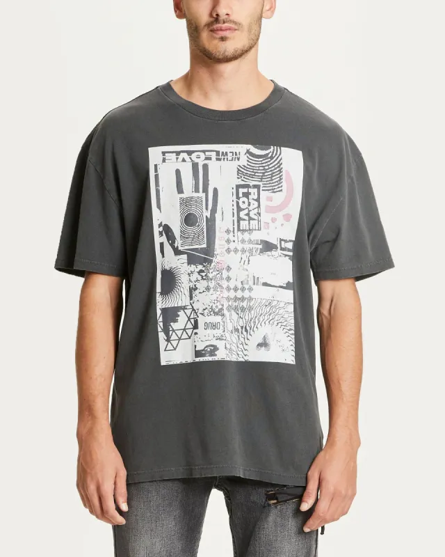 LOVE RAVE BIGGIE SS TEE FADED sold by Ksubi