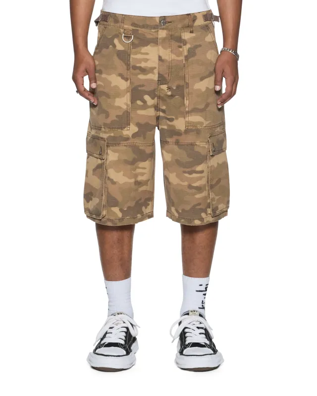 TROOP CARGO SHORT SAND CAMO made by Ksubi