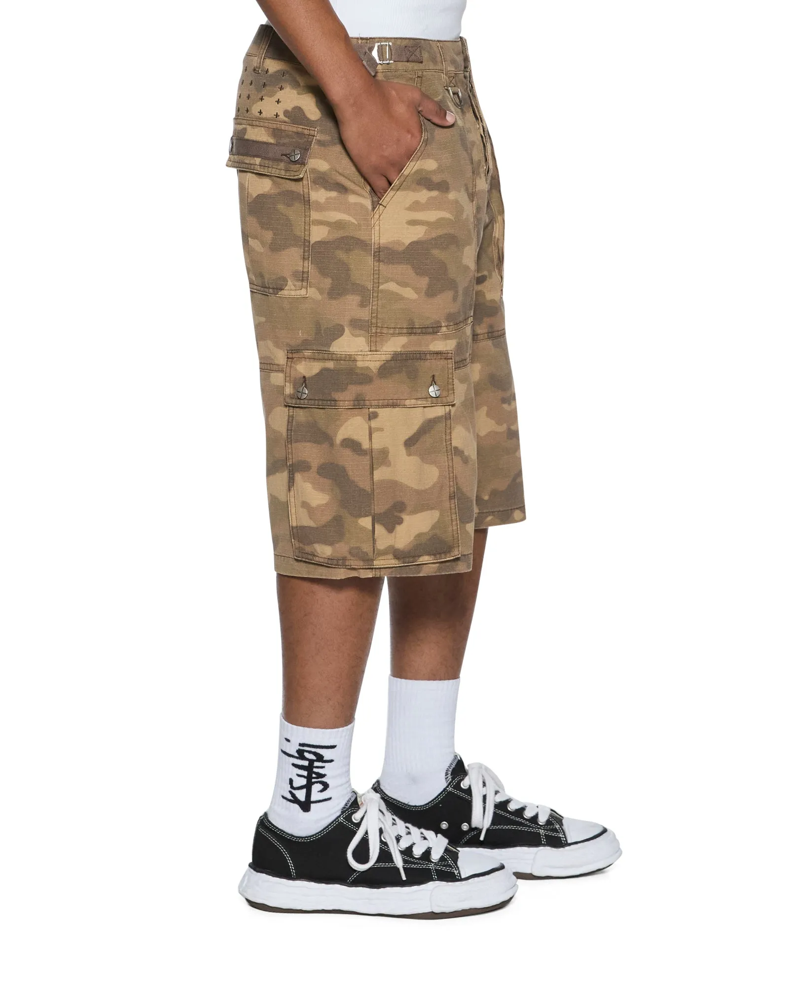 TROOP CARGO SHORT SAND CAMO sold by Ksubi product image thumbnail 3