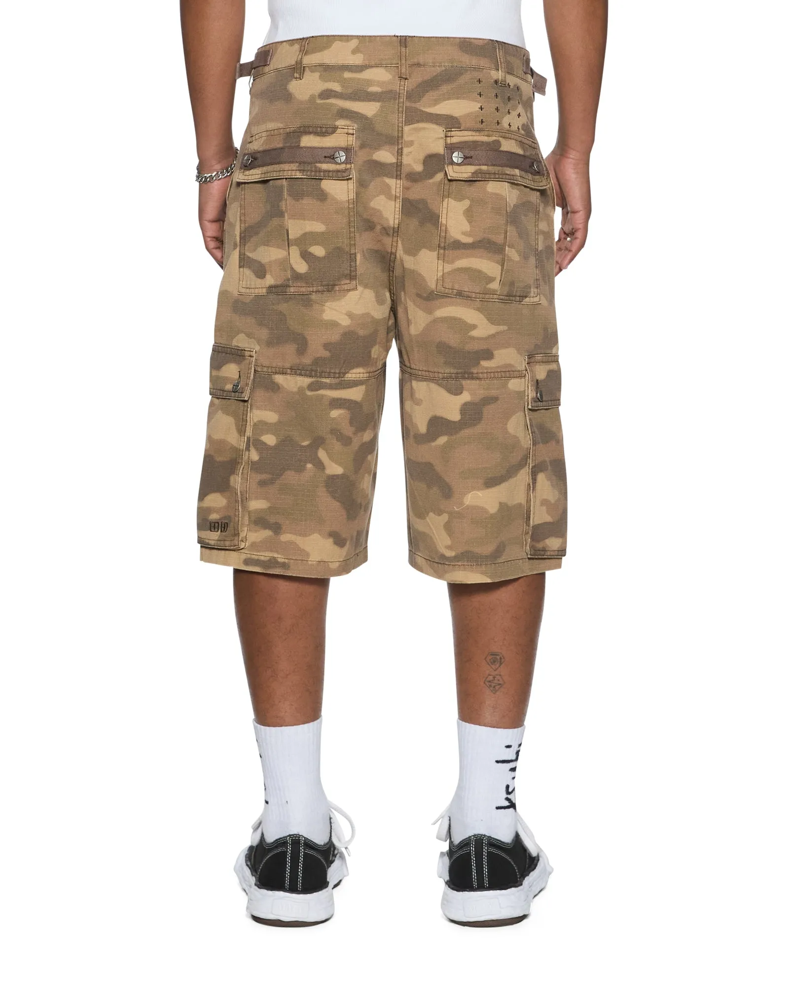 TROOP CARGO SHORT SAND CAMO sold by Ksubi product image thumbnail 4