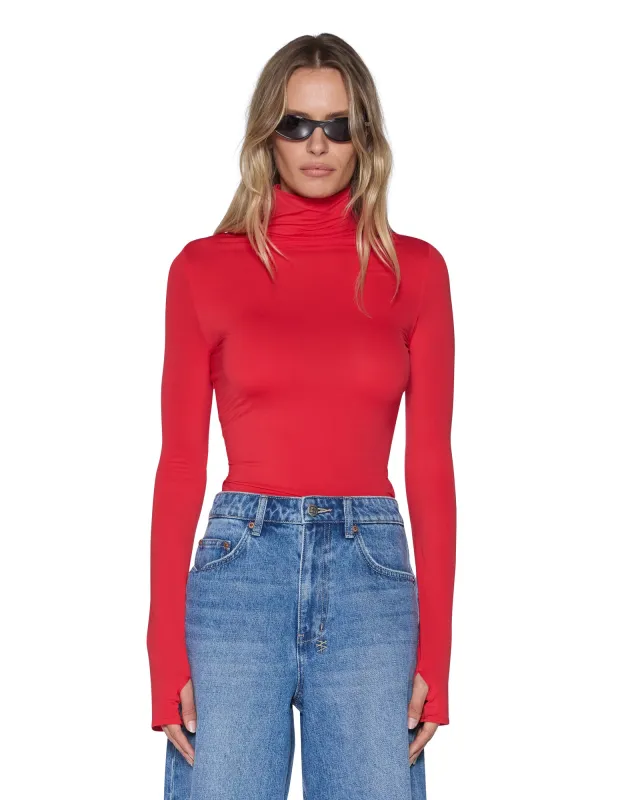 CHARMER LS TOP POP RED made by Ksubi