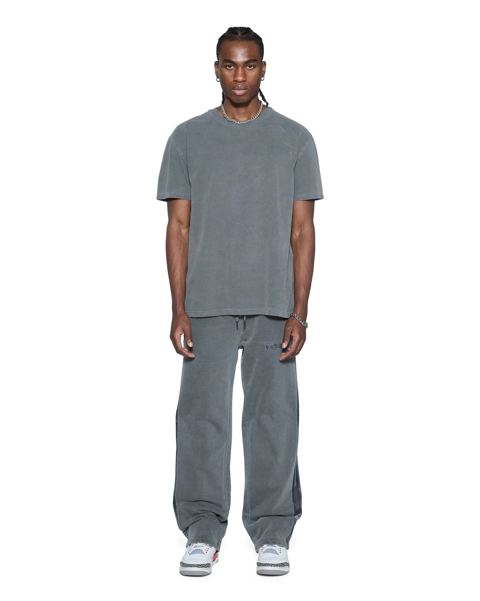 4X4 LUXE BIGGIE SS TEE CHARCOAL sold by Ksubi product image thumbnail 3