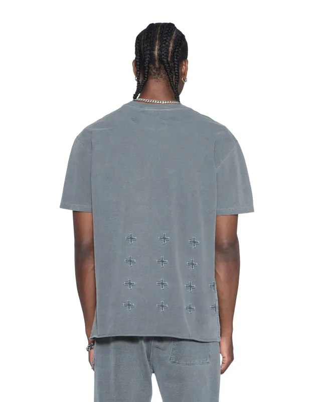 4X4 LUXE BIGGIE SS TEE CHARCOAL made by Ksubi