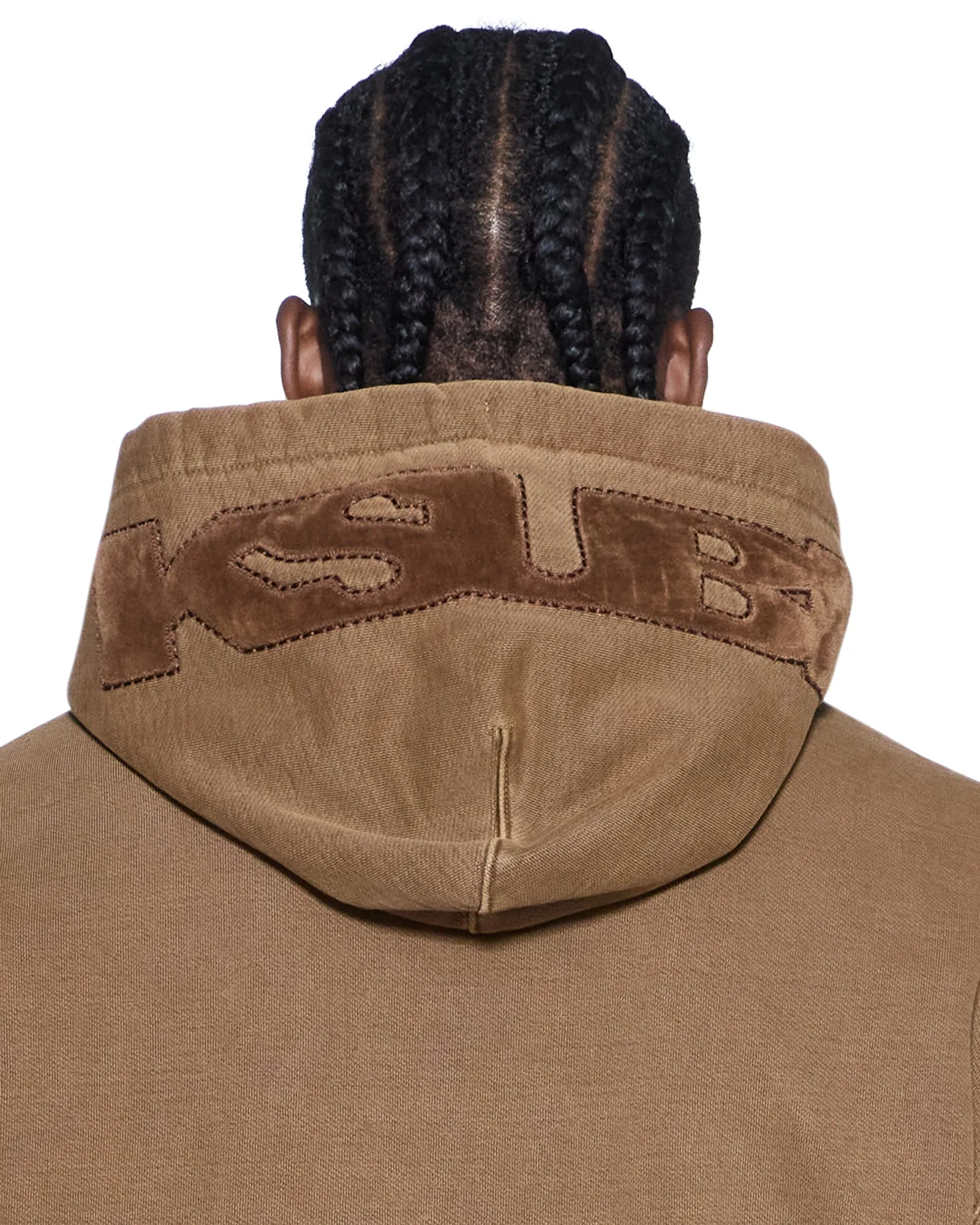 4X4 LUXE BIGGIE HOODIE ESPRESSO sold by Ksubi product image thumbnail 3