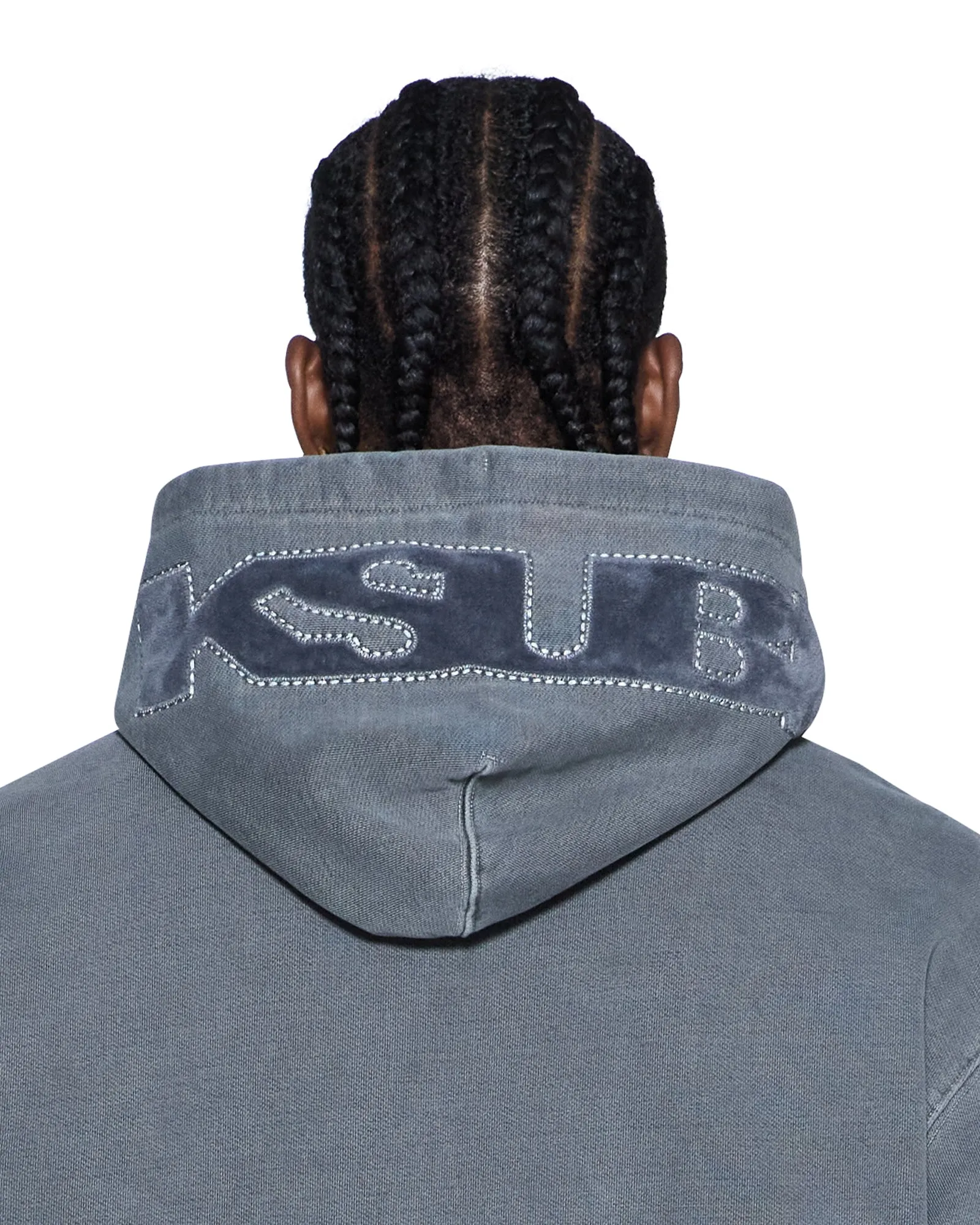 4X4 LUXE BIGGIE HOODIE CHARCOAL sold by Ksubi product image thumbnail 3