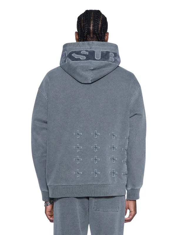 4X4 LUXE BIGGIE HOODIE CHARCOAL made by Ksubi