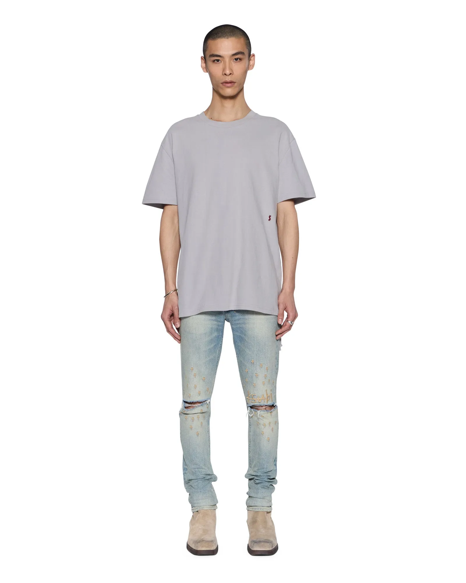 4X4 BIGGIE SS TEE KRETE/BURGUNDY sold by Ksubi product image thumbnail 2