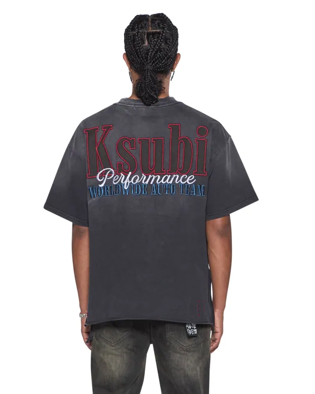 PERFORMANCE EKCESS SS TEE BLACK FADE made by Ksubi