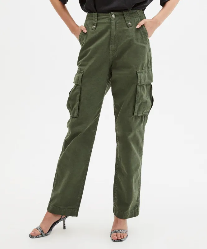 INTERLUDE CARGO PANT ARMY sold by Ksubi
