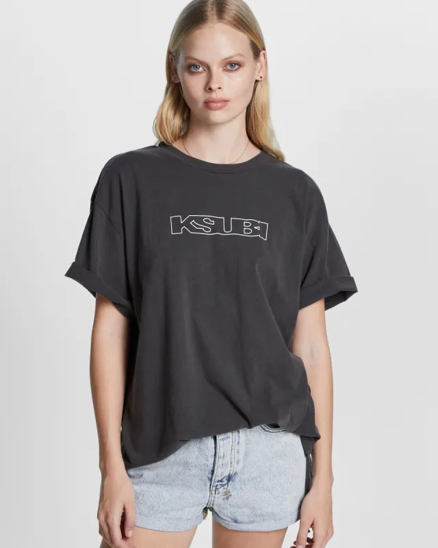 SIGN OF THE TIMES TEE BACK TO sold by Ksubi