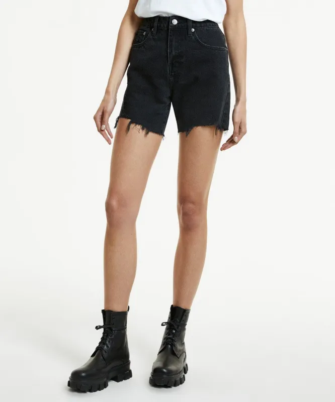 RACER SHORT BURNOUT TRASHED made by Ksubi