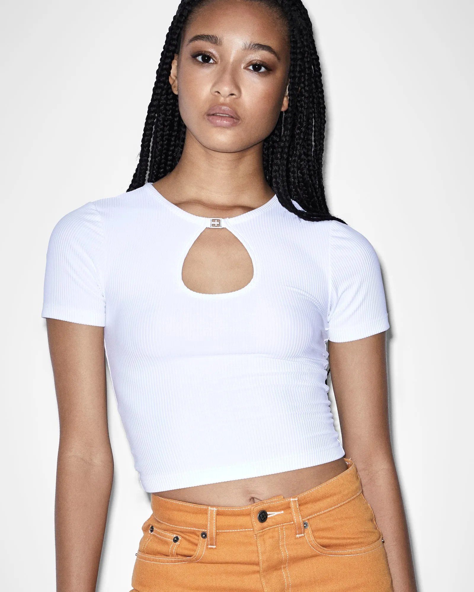 CHARMED KEYHOLE TEE WHITE sold by Ksubi product image thumbnail 4
